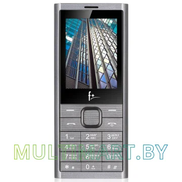 Мобильный телефон F+ B241 (серый)